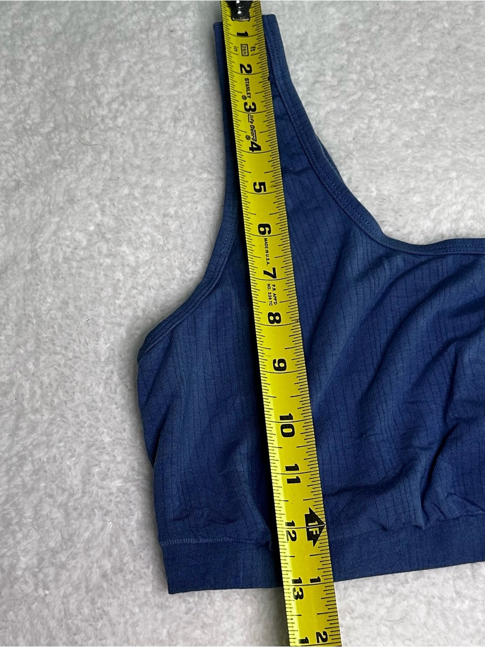 Auden Navy Blue Seamless Bralette - Size XXL, Soft & Stylish Comfort Plus Size - Picture 4 of 6